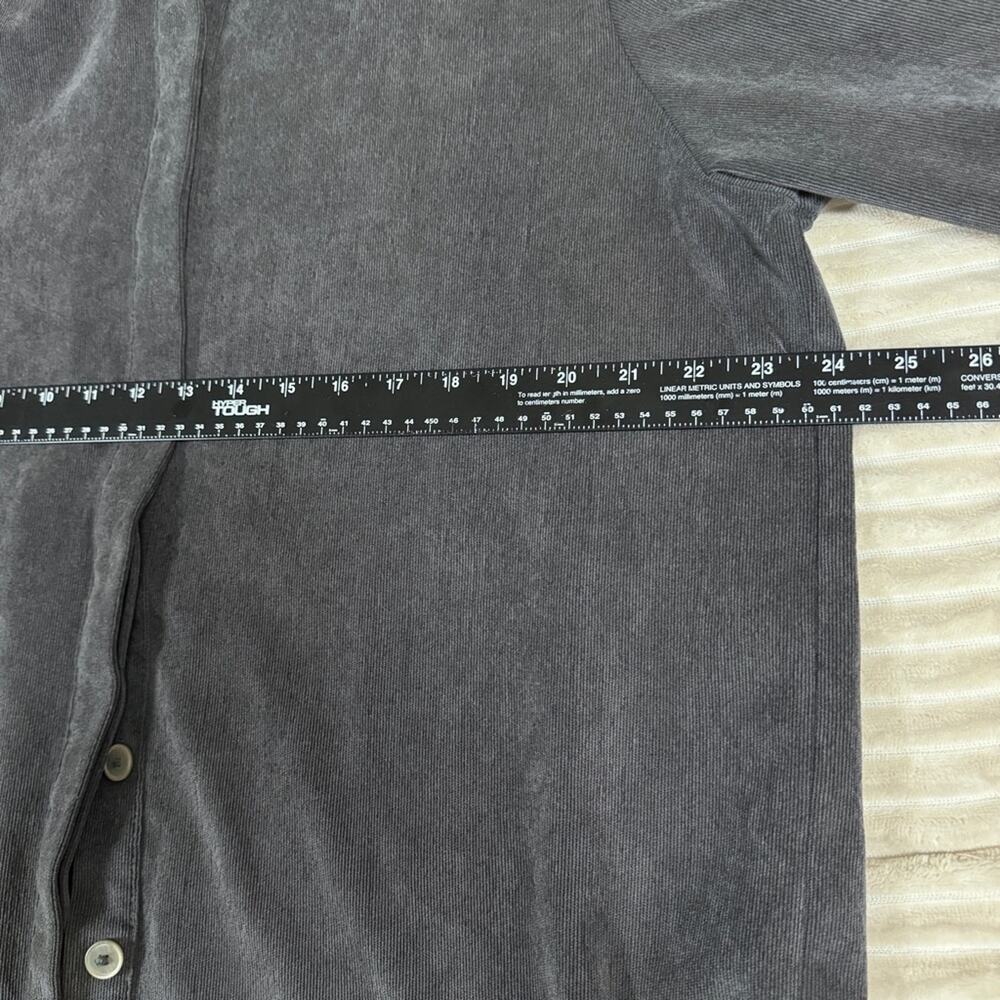 Zara Charcoal Button Down Shirt - Picture 11 of 11